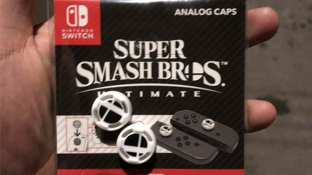 GameStop está ofreciendo estas gomas para los sticks de Super Smash Bros. Ultimate a quienes reservaron el juego