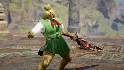 Esta recreación de Canela de Animal Crossing en SoulCalibur VI es de todo menos adorable