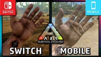 [Act.] Vídeo: Comparación de la versión portátil de Ark: Survival Evolved de Switch y la versión de dispositivos inteligentes