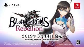 Primer tráiler y nuevos detalles de Blade Arcus Rebellion From Shining
