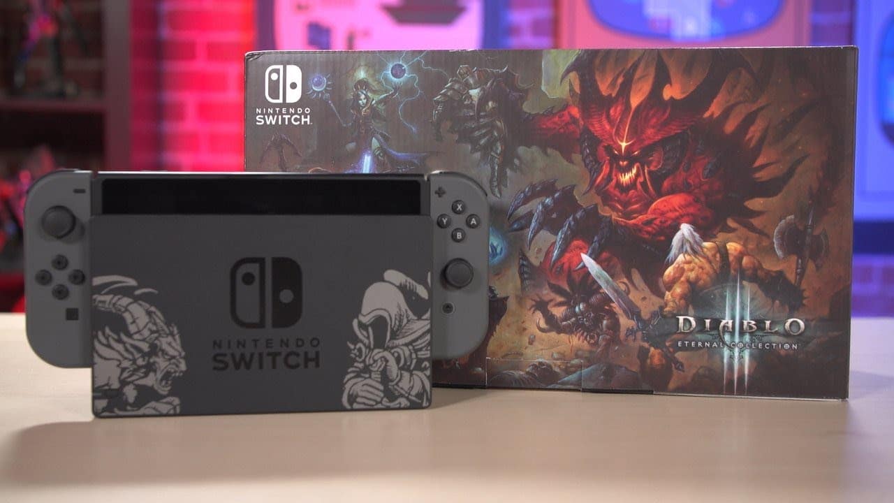 Unboxings del pack de edición limitada de Diablo III: Eternal Collection para Switch