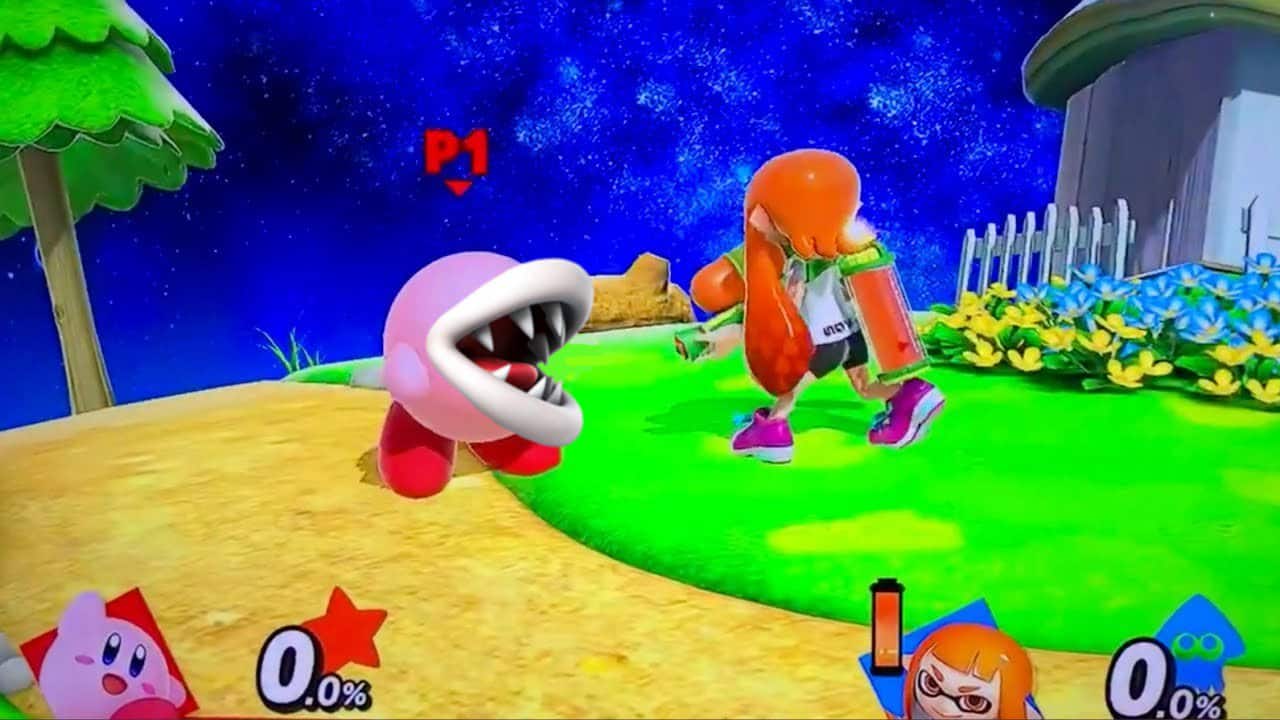 Un fan recrea como se vería Kirby tras absorber a La Planta Piraña