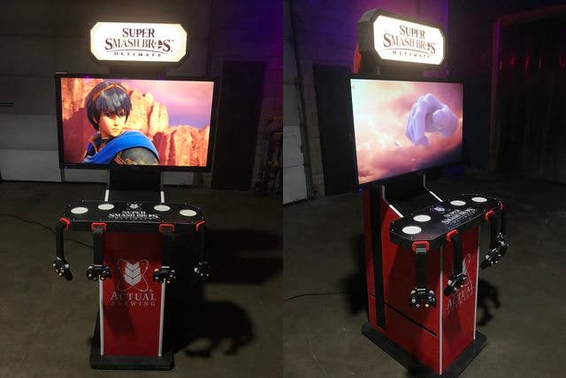 Un fan crea esta máquina arcade dedicada a Super Smash Bros. Ultimate