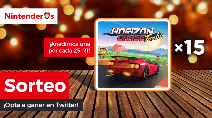 [Act.] ¡Sorteamos hasta 15 copias de Horizon Chase Turbo para Nintendo Switch en Twitter!