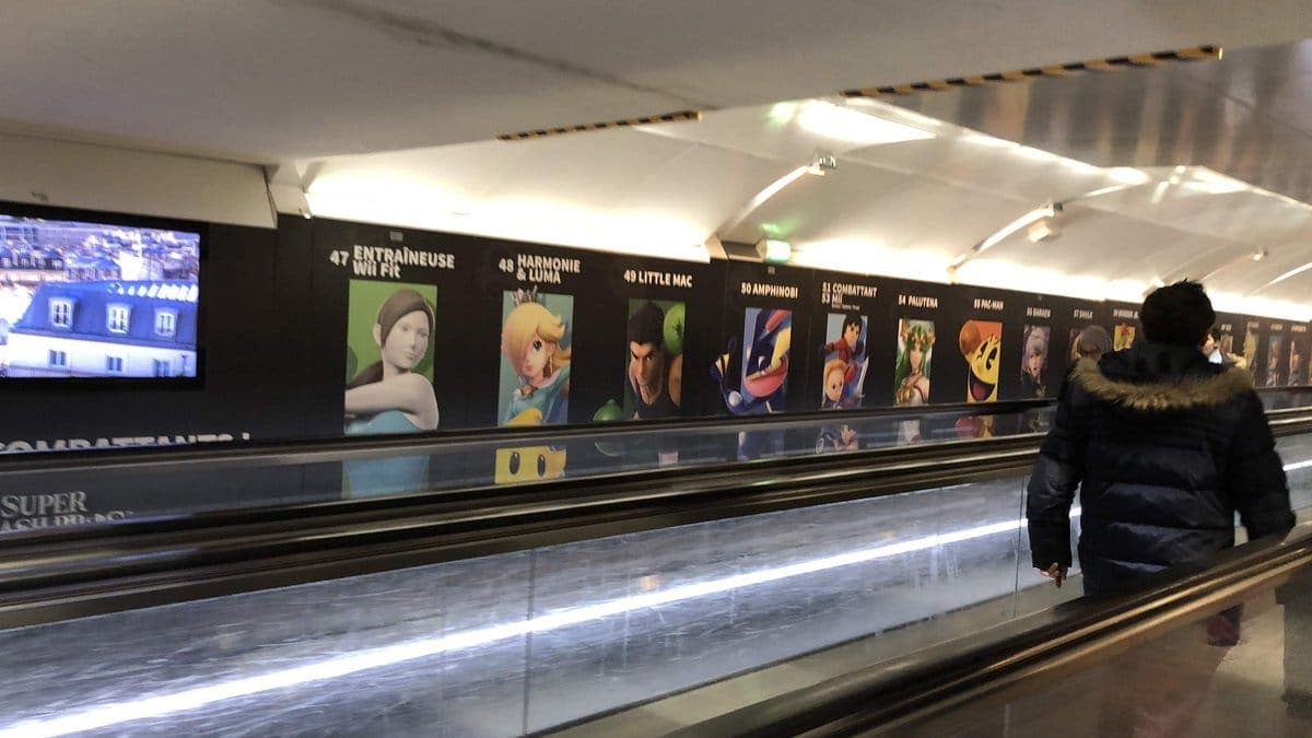 [Act.] Los carteles promocionales de Super Smash Bros. Ultimate también llegan a Francia