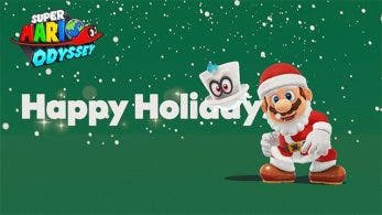 Nintendo nos felicita las fiestas con este GIF de Super Mario Odyssey