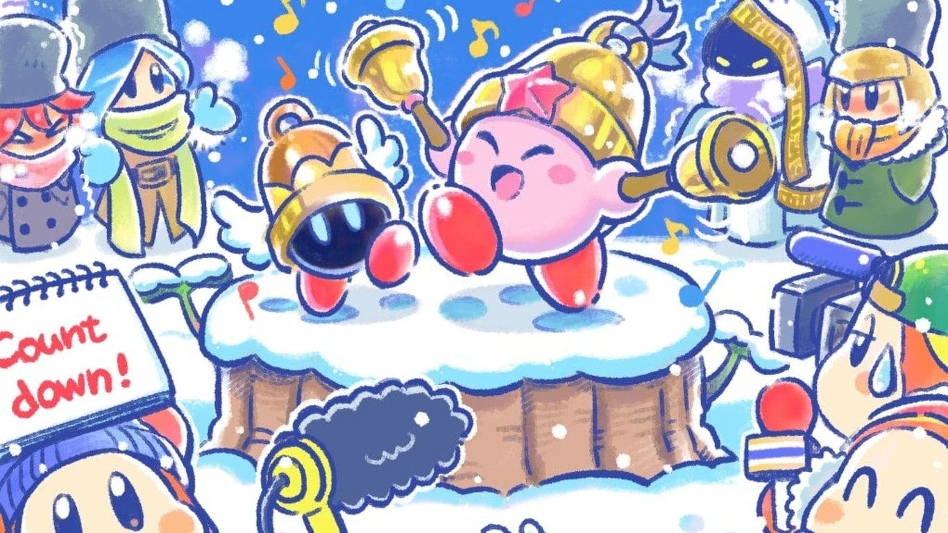 Kirby despide el 2018 con esta adorable ilustración