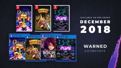 Se confirman las ediciones físicas de Furi Guardian Edition, Dungeon Rushers y Pankapu