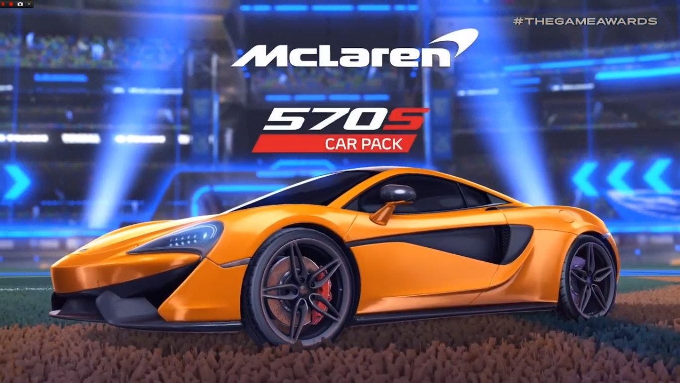 Ya está disponible el McLaren 570S Car Pack para Rocket League en Nintendo Switch