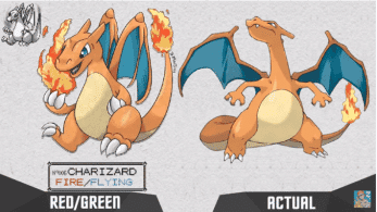 Este vídeo muestra cómo se verían en la actualidad los sprites antiguos de los Pokémon de la primera Generación