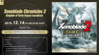 Xenoblade Chronicles 2: Kingdom of Torna Original Soundtrack saldrá a la venta el 15 de diciembre