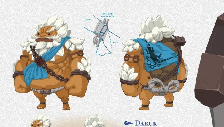 Los Goron iban a tener un diseño completamente diferente en The Legend of Zelda: Breath of the Wild