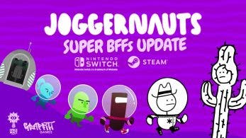 Joggernauts se actualiza y añade nuevos personajes, niveles y mejoras en la curva de dificultad