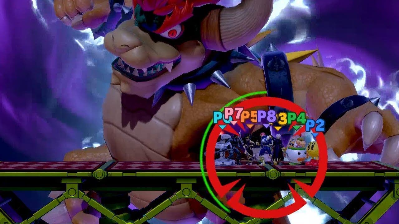 Este vídeo nos muestra todos los Smash Finales de Super Smash Bros. Ultimate golpeando a 7 luchadores