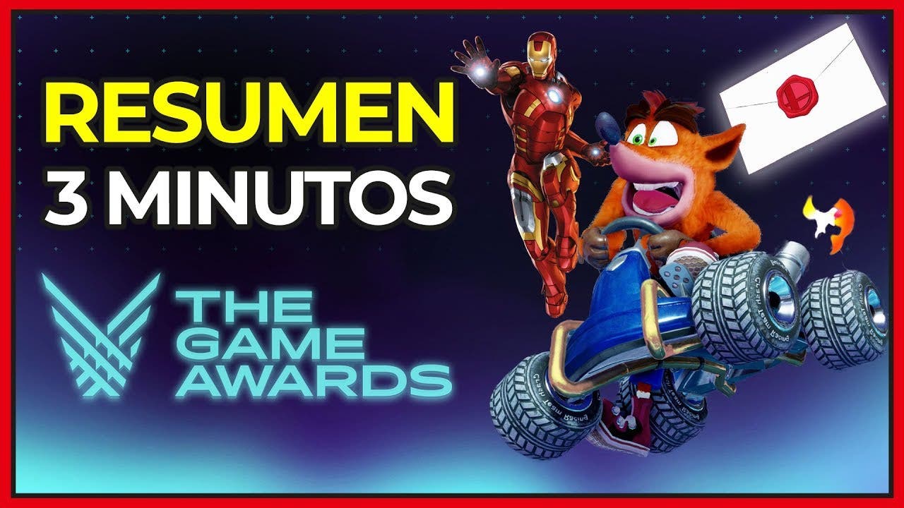 [Vídeo] ¡Resumen en 3 minutos! The Game Awards 2018: Smash Bros Ultimate, Crash Team Racing, Marvel y más