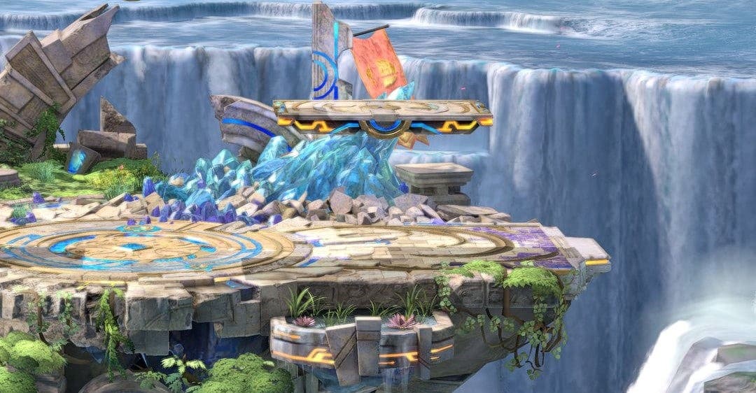 No te pierdas este fondo de pantalla del escenario Campo de Batalla de Super Smash Bros. Ultimate