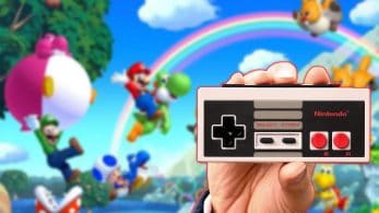 Los mandos NES de Nintendo Switch Online también son usables en New Super Mario Bros. U Deluxe