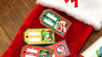 Nintendo América nos regala estas etiquetas temáticas de Mario para estas navidades
