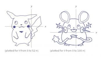 Desvelan las fórmulas matemáticas para dibujar a Pikachu y a Dedenne
