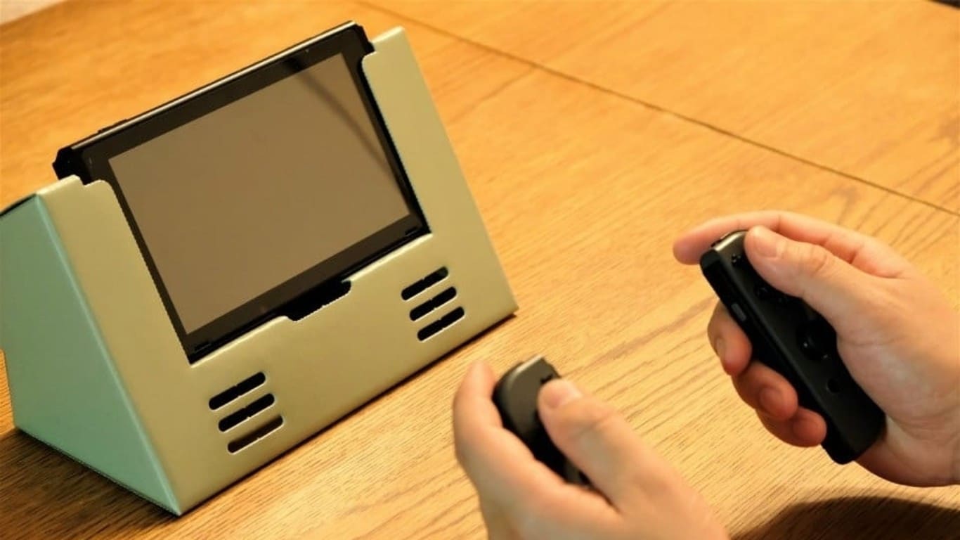 Este dock de Joetsu hecho de cartón permite cargar Nintendo Switch mientras jugamos en modo sobremesa