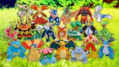 Peluches pokémon evoluciones