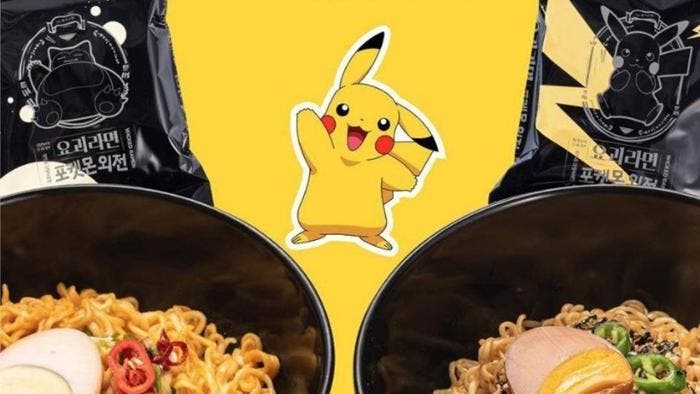 Sale a la venta un ramen instantáneo con motivos de Pikachu y Snorlax en Corea del Sur