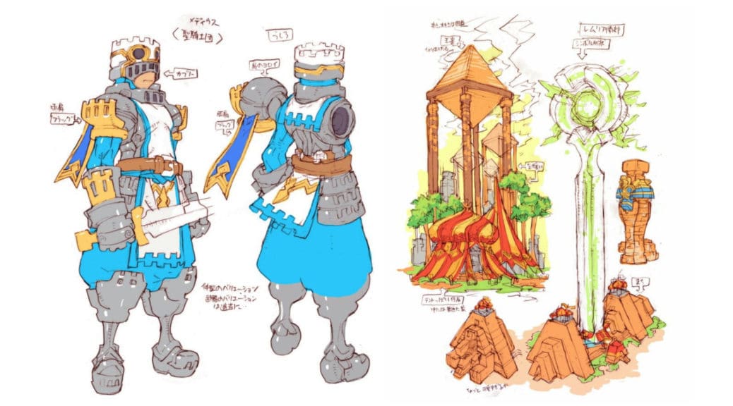 Nuevos artes conceptuales de Dragon: Marked for Death centrados en los enemigos y escenarios del juego