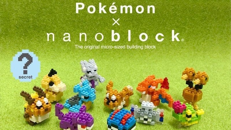 Varios Pokémon de Alola tendrán su Nanoblock en junio