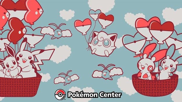 Pokémon Center anuncia su nueva colección “Hearts Take Flight”