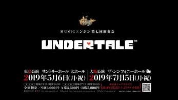 Music Engline anuncia conciertos de Undertale en Tokio y Osaka