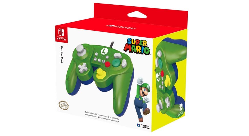El mando de GameCube de Luigi para Switch ya se ha agotado en Japón