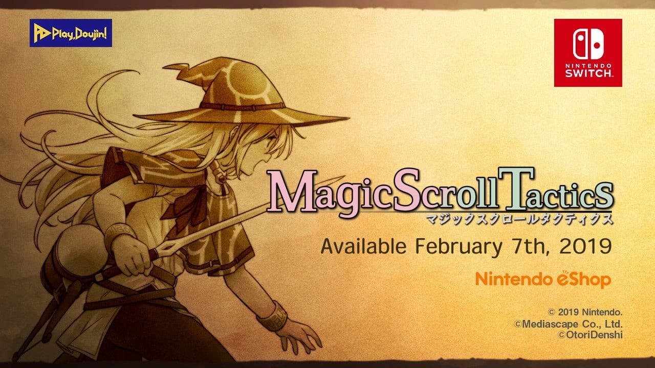 Magic Scroll Tactics para Switch llega a Europa y América el 7 de febrero