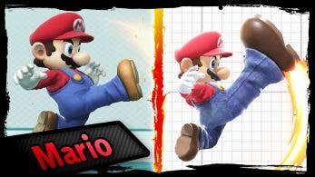 Comparativa en vídeo de la animación de los movimientos en Super Smash Bros. for Wii U y Super Smash Bros. Ultimate