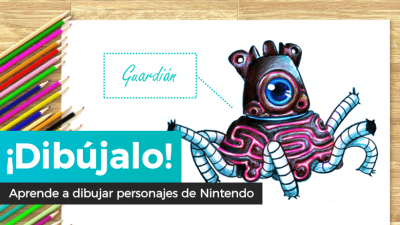 ¡Dibújalo! #3: Guardián de The Legend of Zelda: Breath of the Wild