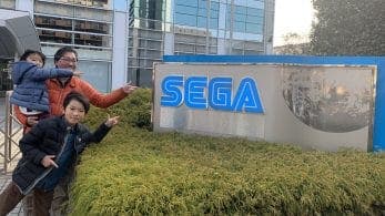 Yuji Naka, creador de Sonic, visita la sede de SEGA en Japón con sus hijos