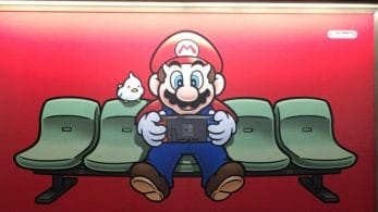 Échale un vistazo al nuevo anuncio de Nintendo Switch visto en la estación de metro nipona
