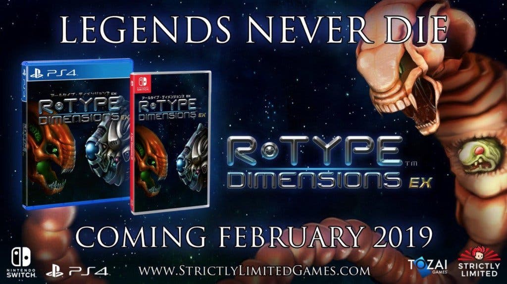 R-Type Dimensions EX será lanzado en formato físico para Nintendo Switch