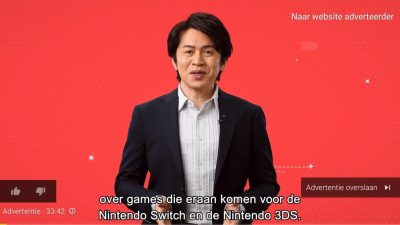 Nintendo está promocionando el más reciente Nintendo Direct en Youtube