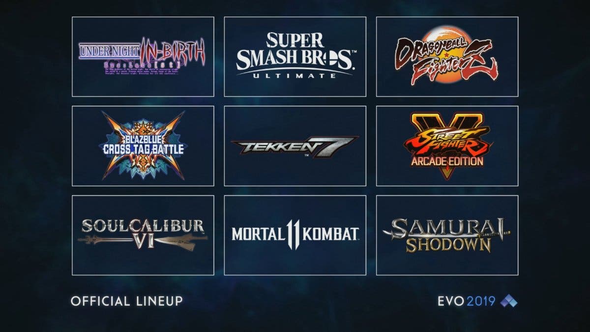 Revelados los juegos que protagonizarán la EVO 2019, Super Smash Bros. Ultimate estará disponible en lugar de Melee