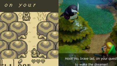 Imágenes comparativas entre The Legend of Zelda: Link’s Awakening para Switch y el original