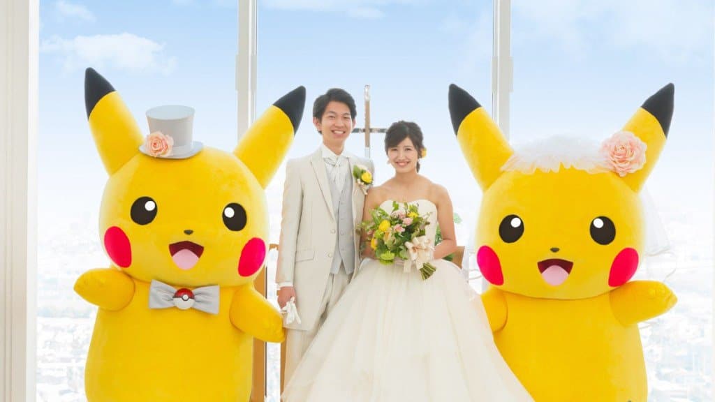 Las bodas temáticas de Pokémon en Japón incluyen un meet-and-greet con Pikachu