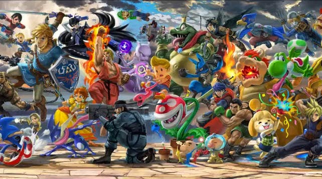 Ya puedes descargarte el mural de Super Smash Bros. Ultimate con la Planta Piraña