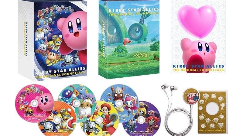 Unboxings de las dos ediciones de banda sonora original de Kirby Star Allies, disponibles para importar desde Japón