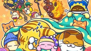 Esta es la adorable imagen con la que Kirby felicitó el Día del Gato en Japón