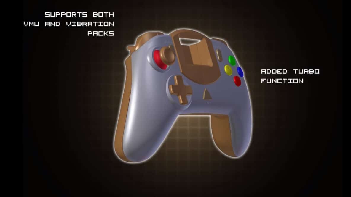 El nuevo mando inspirado en Dreamcast de Retro Fighters alcanza su objetivo en Kickstarter