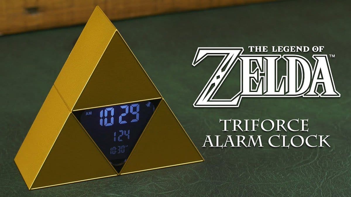 El reloj despertador The Legend of Zelda Triforce saldrá a finales de marzo de este año