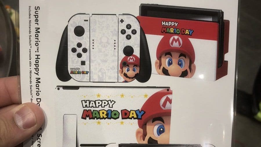 Mira las geniales skins para Switch que están regalando a los asistentes a la Nintendo NY por el MAR10 Day