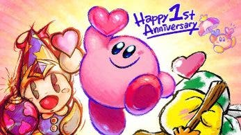 Nintendo celebra el primer aniversario de Kirby Star Allies con esta imagen especial
