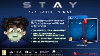 Stay se estrena en formato físico para Nintendo Switch en mayo