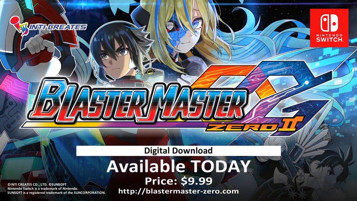 Blaster Master Zero 2 llega hoy a Nintendo Switch